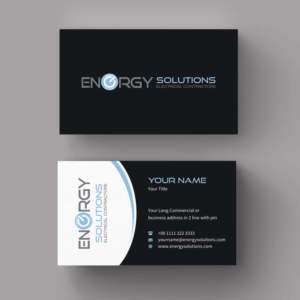 Visitenkarten-Design von INDIAN_Ashok für Energy solutions electrical  | Design: #7721591