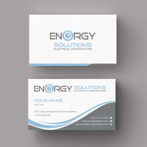 Visitenkarten-Design von INDIAN_Ashok für Energy solutions electrical  | Design: #7721595