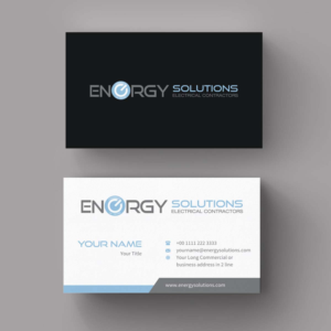 Visitenkarten-Design von INDIAN_Ashok für Energy solutions electrical  | Design: #7721599