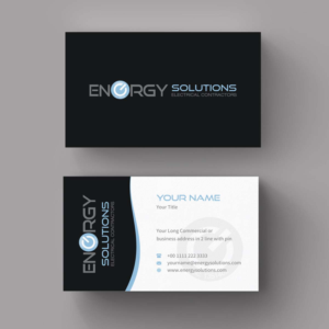 Visitenkarten-Design von INDIAN_Ashok für Energy solutions electrical  | Design: #7721602