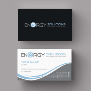 Visitenkarten-Design von INDIAN_Ashok für Energy solutions electrical  | Design: #7721603