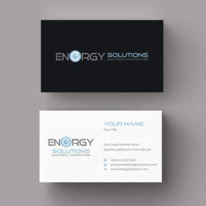Visitenkarten-Design von INDIAN_Ashok für Energy solutions electrical  | Design: #7721608