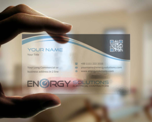 Business Card Design by INDIAN_Ashok for Energy solutions electrical  | Design: #7721621