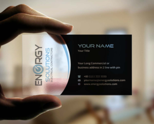 Business Card Design by INDIAN_Ashok for Energy solutions electrical  | Design: #7721624