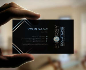 Business Card Design by INDIAN_Ashok for Energy solutions electrical  | Design: #7721626