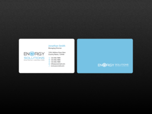 Business Card Design by Creations Box 2015 for Energy solutions electrical  | Design: #7736741