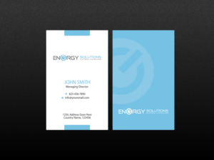 Business Card Design by Creations Box 2015 for Energy solutions electrical  | Design: #7736742