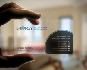 Business Card Design by chandrayaan.creative for Energy solutions electrical  | Design: #7725558