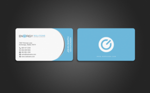 Business Card Design by chandrayaan.creative for Energy solutions electrical  | Design: #7725561