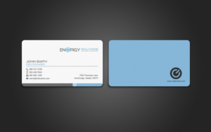 Business Card Design by chandrayaan.creative for Energy solutions electrical  | Design: #7725563