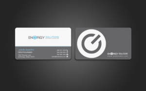 Business Card Design by chandrayaan.creative for Energy solutions electrical  | Design: #7725567