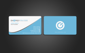 Business Card Design by chandrayaan.creative for Energy solutions electrical  | Design: #7725575