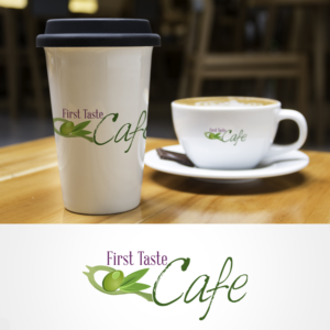 Logo Design by Ana White for First Taste Olive Oil & Cafe | Design: #10807859
