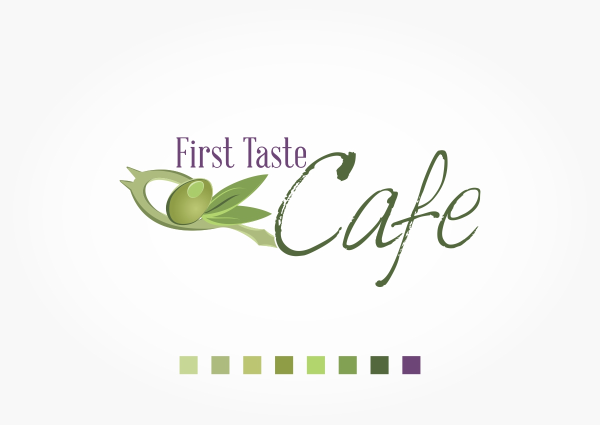 Logo Design by Ana White for First Taste Olive Oil & Cafe | Design #10807968