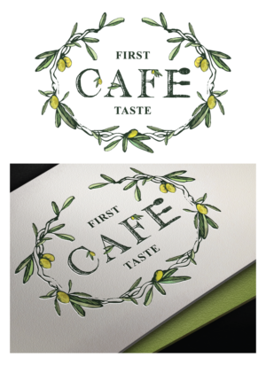 Logo Design by Elza for First Taste Olive Oil & Cafe | Design: #10823862