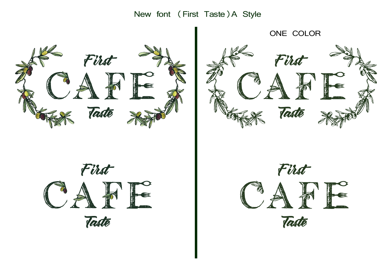 Logo Design by Elza for First Taste Olive Oil & Cafe | Design #11056962