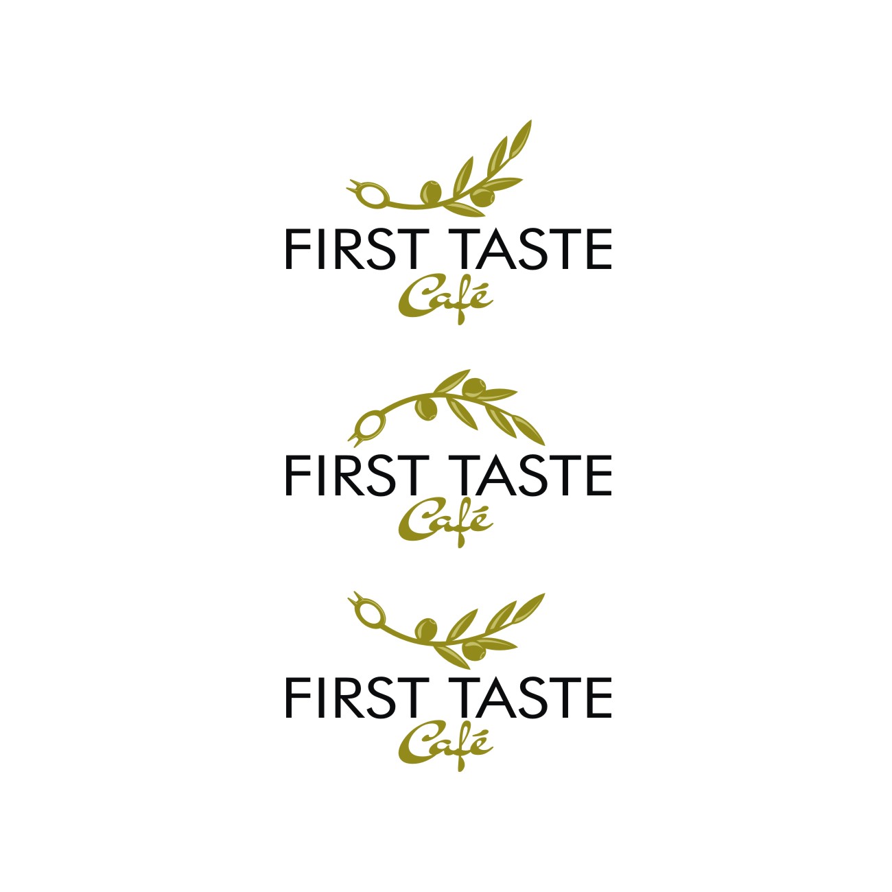 Logo Design by MBARO for First Taste Olive Oil & Cafe | Design #10827137