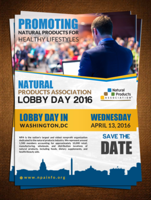 Flyer-Design von creative.bugs für Natural Products Association | Design: #7731778