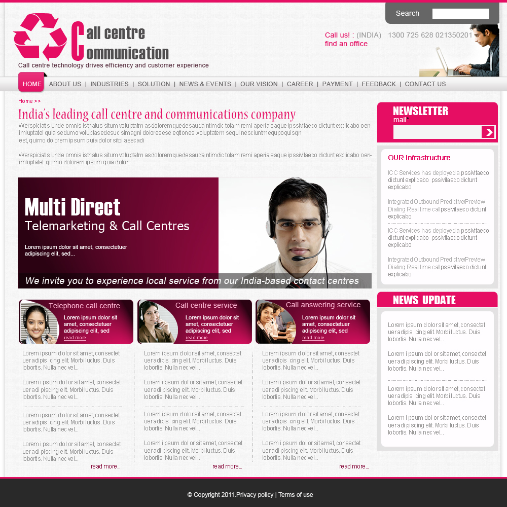 Web Design by Nishith S for JConnex | Design #1928996