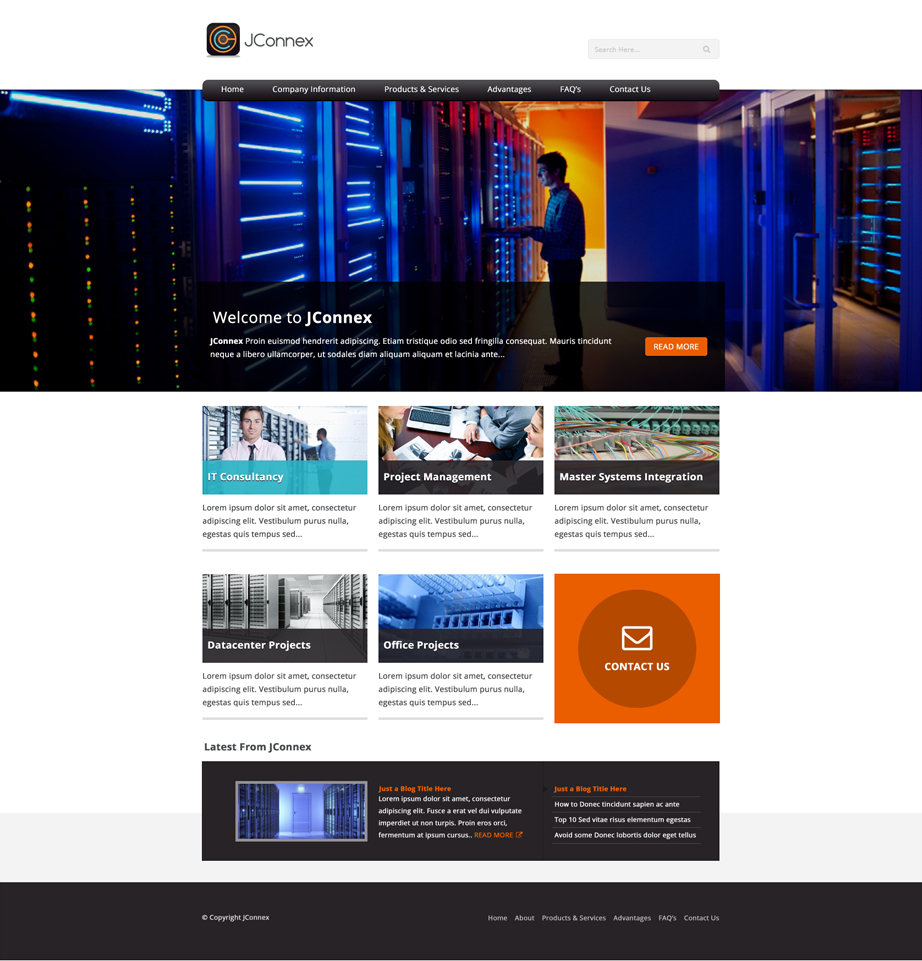 Web Design by webheroes for JConnex | Design #1932809
