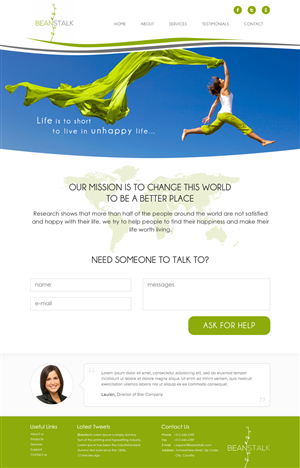 Diseño Web por Lauren para este proyecto | Diseño: #1944526