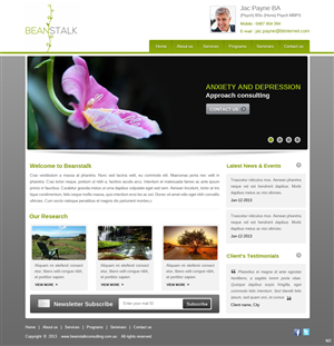 Web Design by pb for this project | Design: #1942436