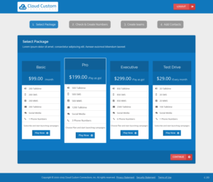 Web Design by pb for Cloud Custom Solutions | Design: #7747629