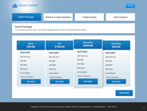 Web Design by pb for Cloud Custom Solutions | Design: #7747631