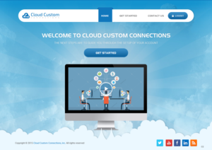 Web Design by pb for Cloud Custom Solutions | Design: #7747652