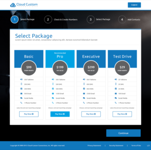 Web Design by pb for Cloud Custom Solutions | Design: #7747654