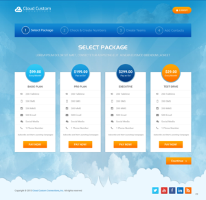 Web Design by pb for Cloud Custom Solutions | Design: #7789759