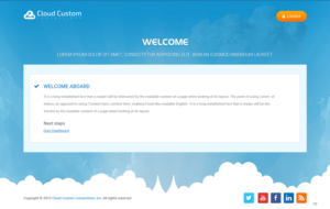 Web Design by pb for Cloud Custom Solutions | Design: #7817031