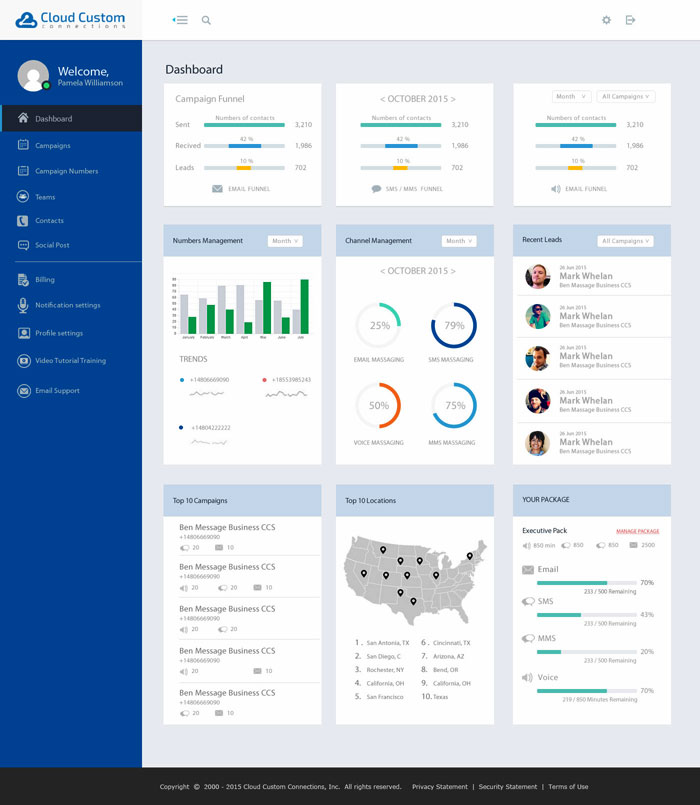 Web Design by Sukrutisolutions for Cloud Custom Solutions | Design #7811948