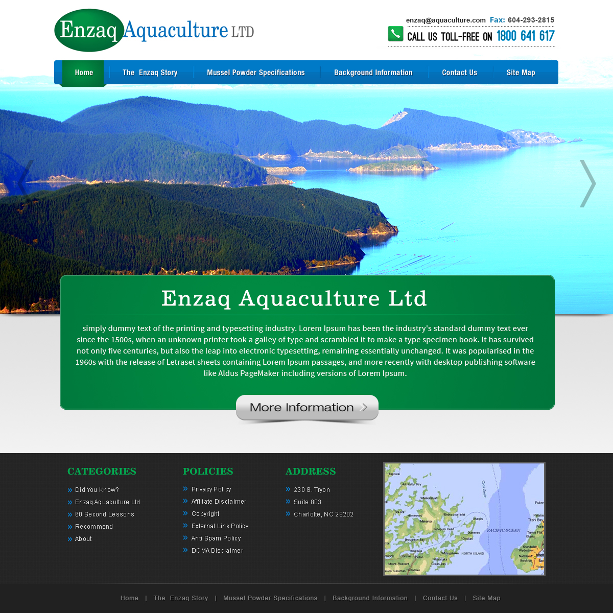 Web Design by webxvision for Enzaq Aquaculture | Design #2015719