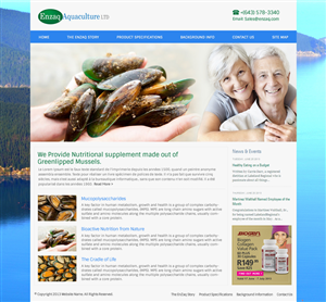 Healthy Products Company Needs to Refresh Their Web Image | Web-Design von OM