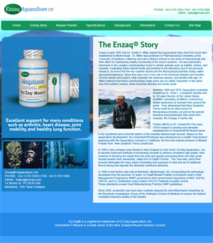 Web Design by jeckx2 for Enzaq Aquaculture | Design: #2013761