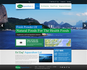 Web Design by Behriatech for Enzaq Aquaculture | Design #2006704