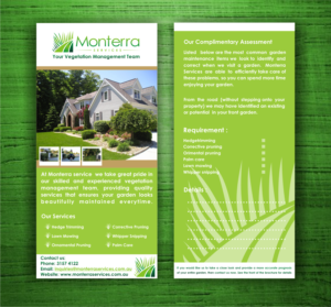 Flyer Design by T I K H E - L M W for Monterra Services | Design: #7740210