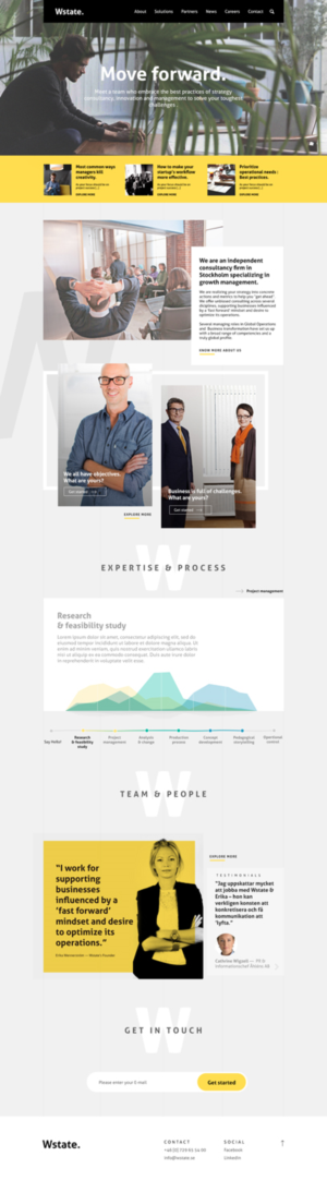 Web Design par WYSIWYG pour Wstate | Design : #7767448