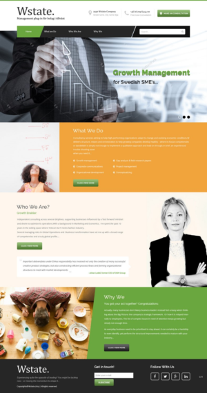 Web Design par pb pour Wstate | Design : #7738483