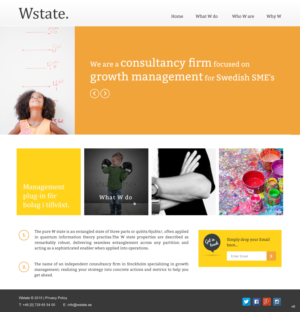 Web Design par pb pour Wstate | Design : #7747907