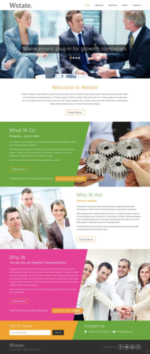 Web Design par pb pour Wstate | Design : #7747909