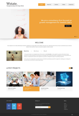 Web Design par pb pour Wstate | Design : #7878056