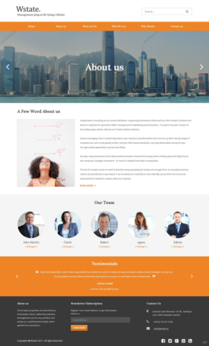 Web Design par pb pour Wstate | Design : #7878057