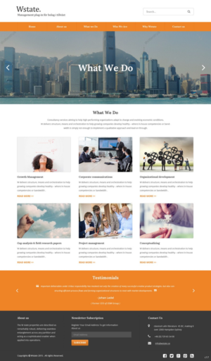 Web Design par pb pour Wstate | Design : #7878058