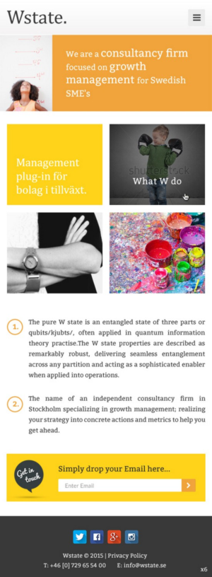 Web Design par pb pour Wstate | Design : #7878066