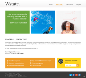 Web Design par pb pour Wstate | Design : #7878067