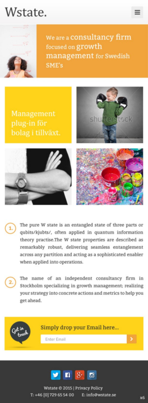Web Design par pb pour Wstate | Design : #7878068