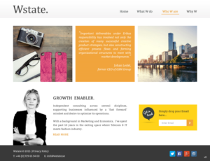 Web Design par pb pour Wstate | Design : #7878069