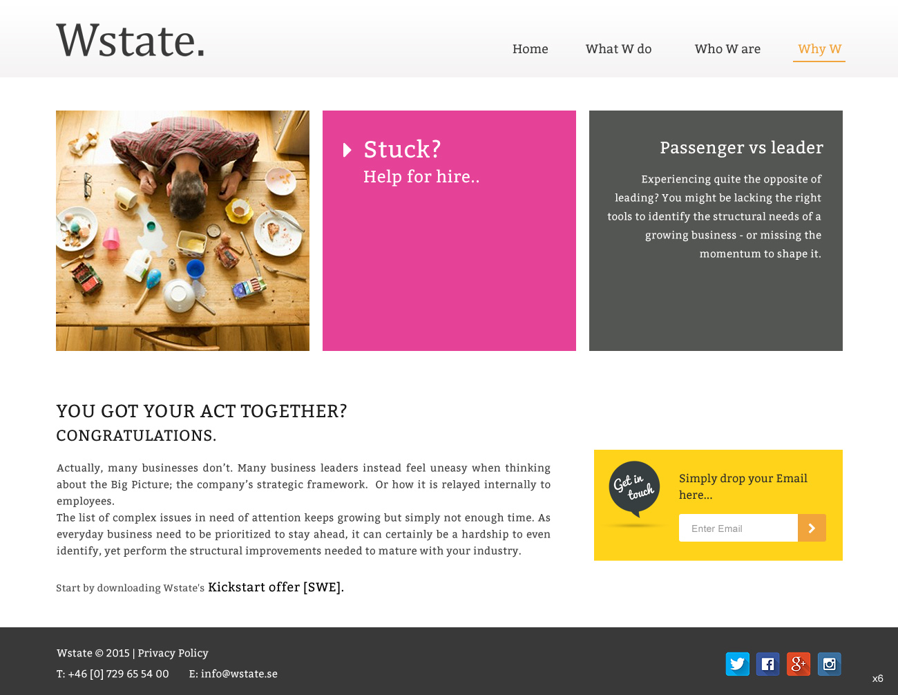 Web Design par pb pour Wstate | Design #7878070
